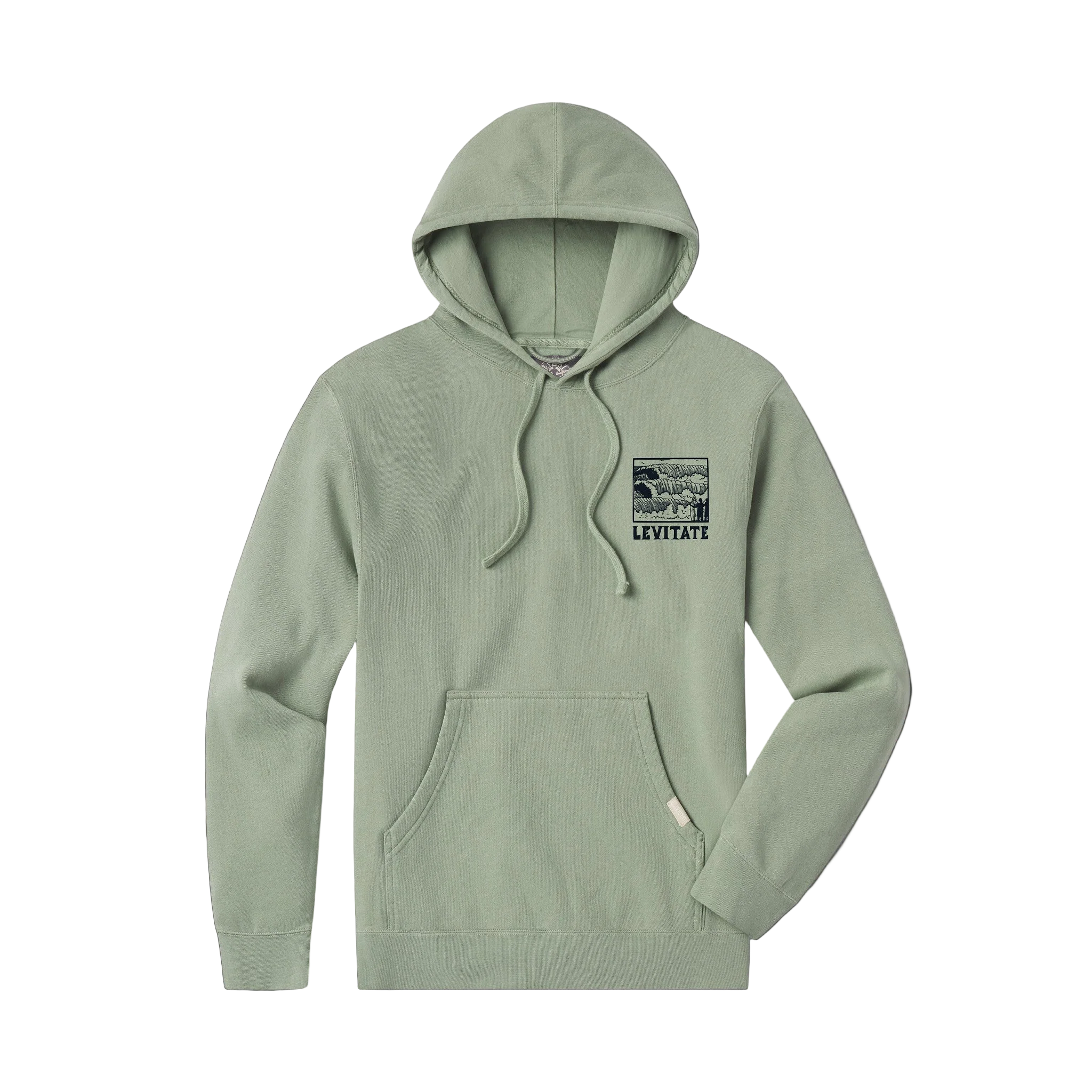 Block Print Waves Hoodie - Image 2