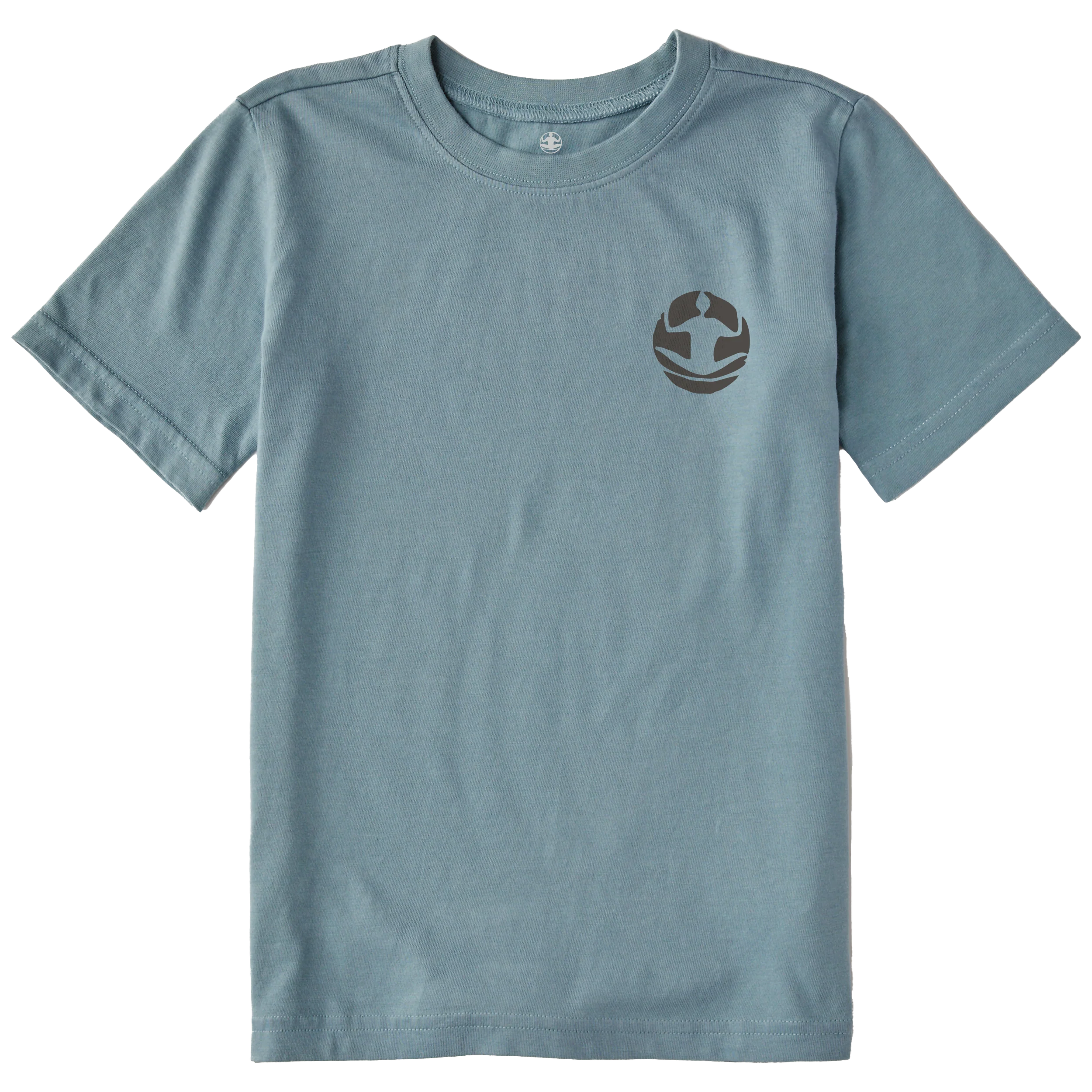 Kid's Block Print Surfer Short Sleeve Premium Tee - Image 4