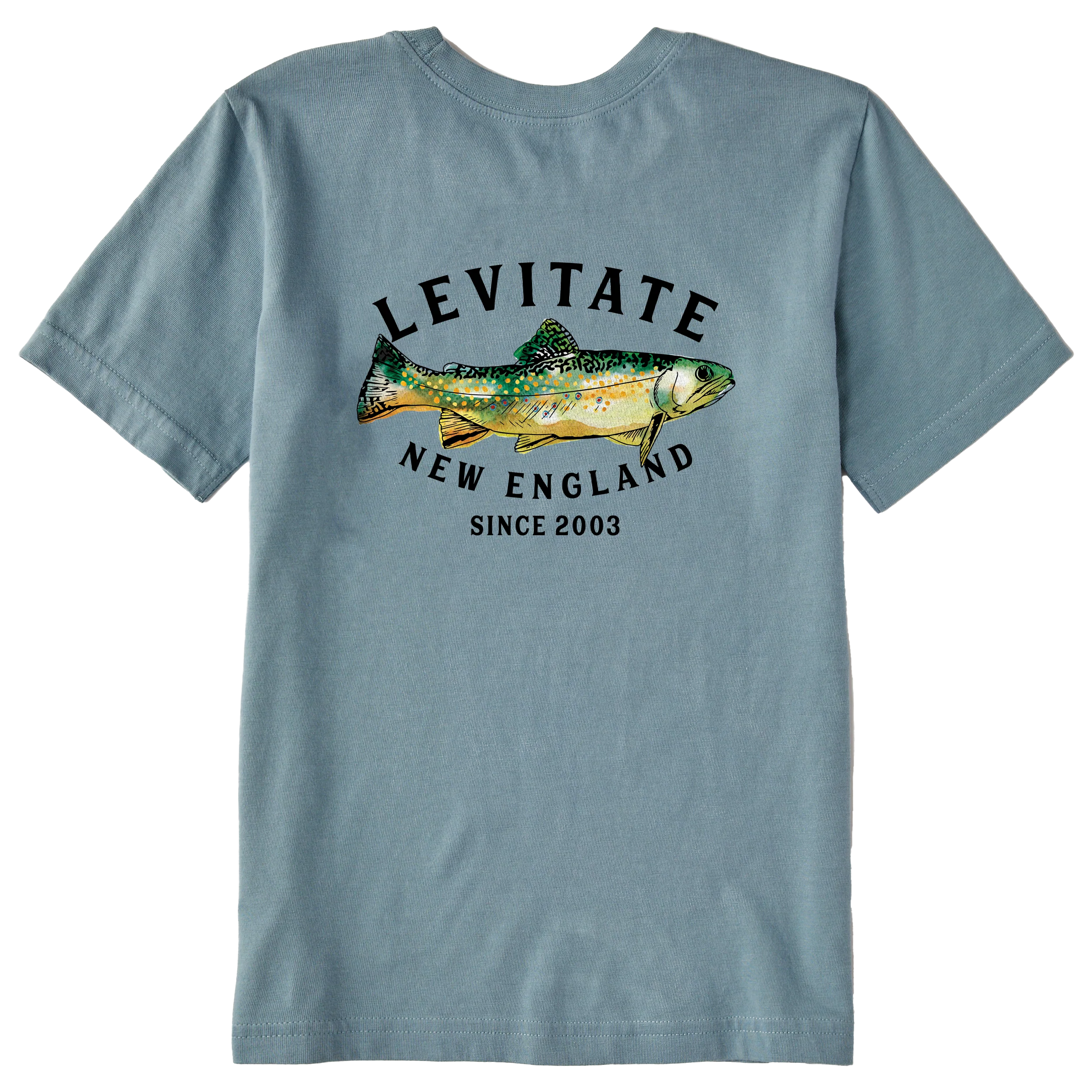 Kid's Trippy Trout Short Sleeve Premium Tee - Image 3