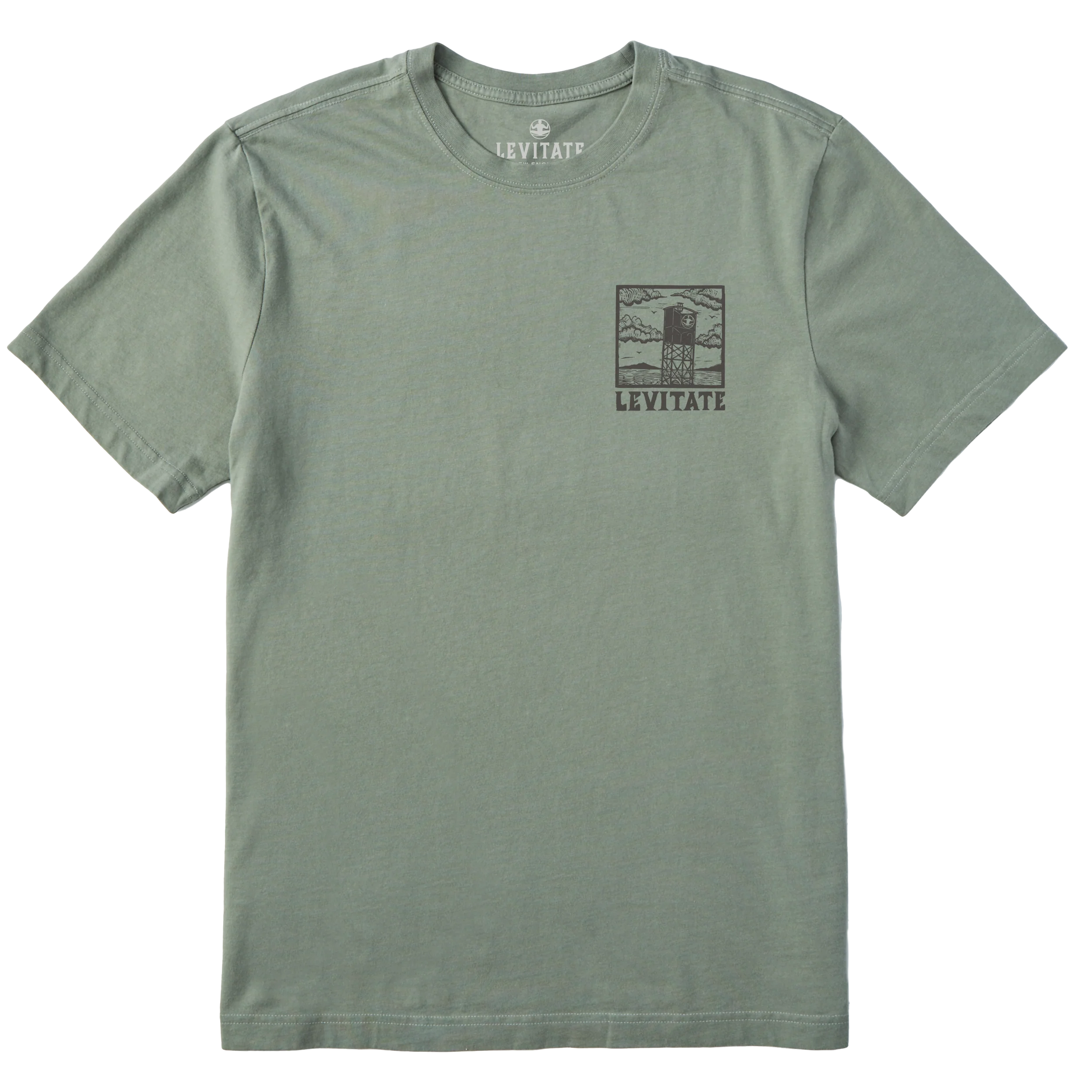 Men's Block Print Buoys Short Sleeve Premium Tee - Image 4
