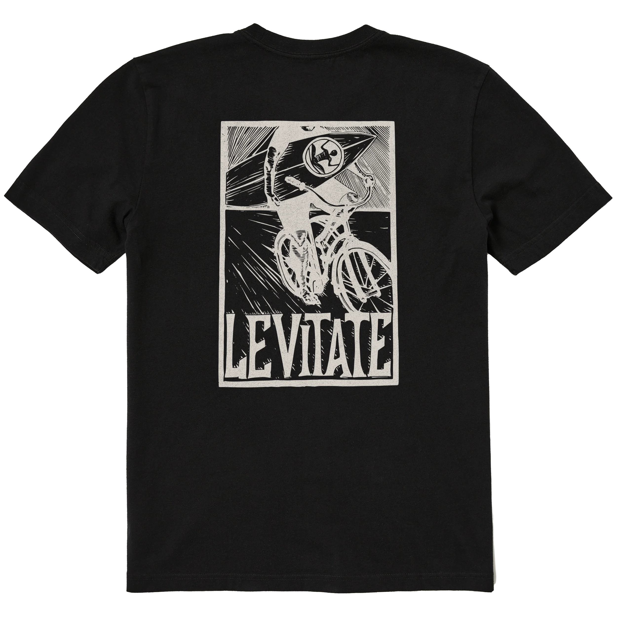 Men's Block Print Surfer Short Sleeve Premium Tee - Image 3