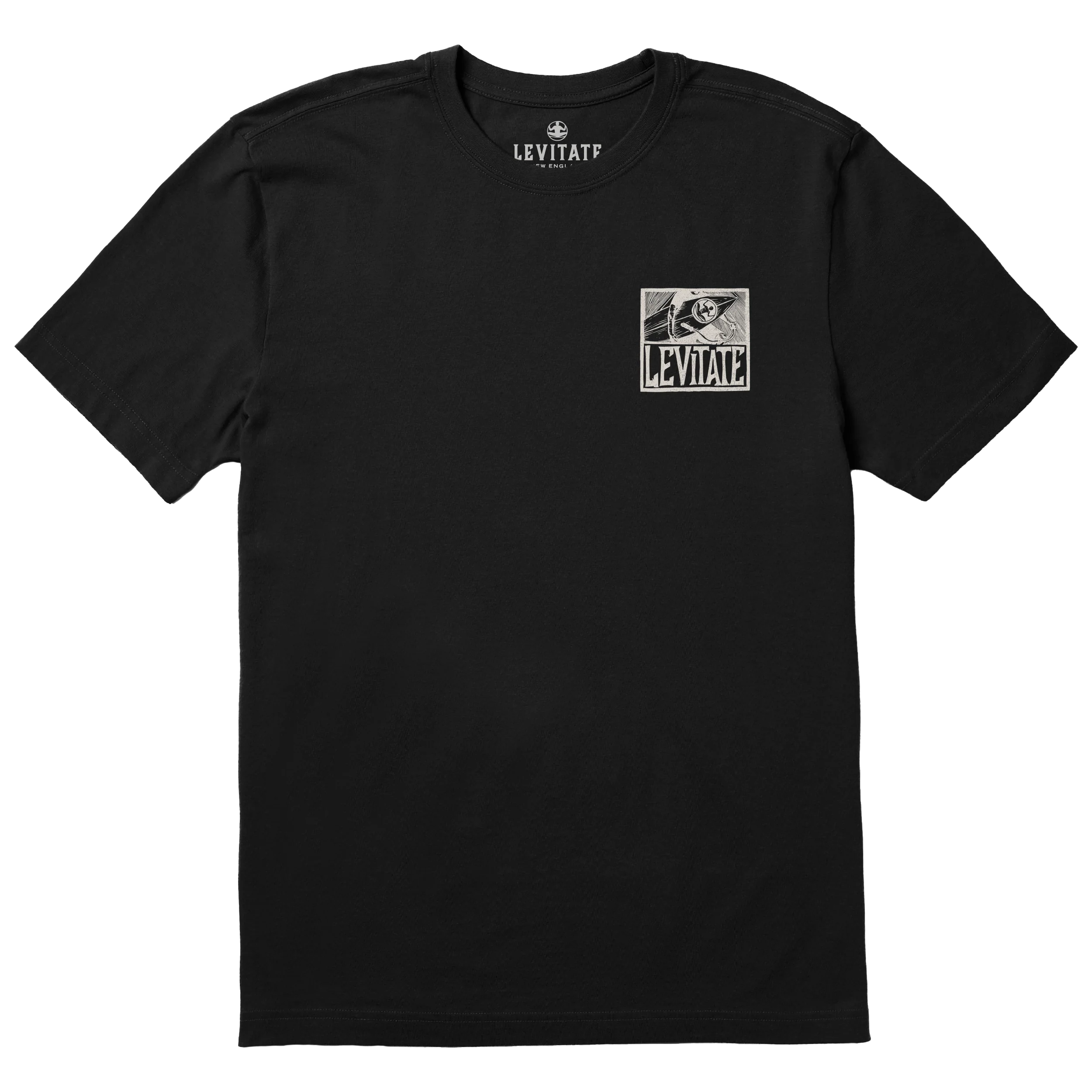 Men's Block Print Surfer Short Sleeve Premium Tee - Image 4