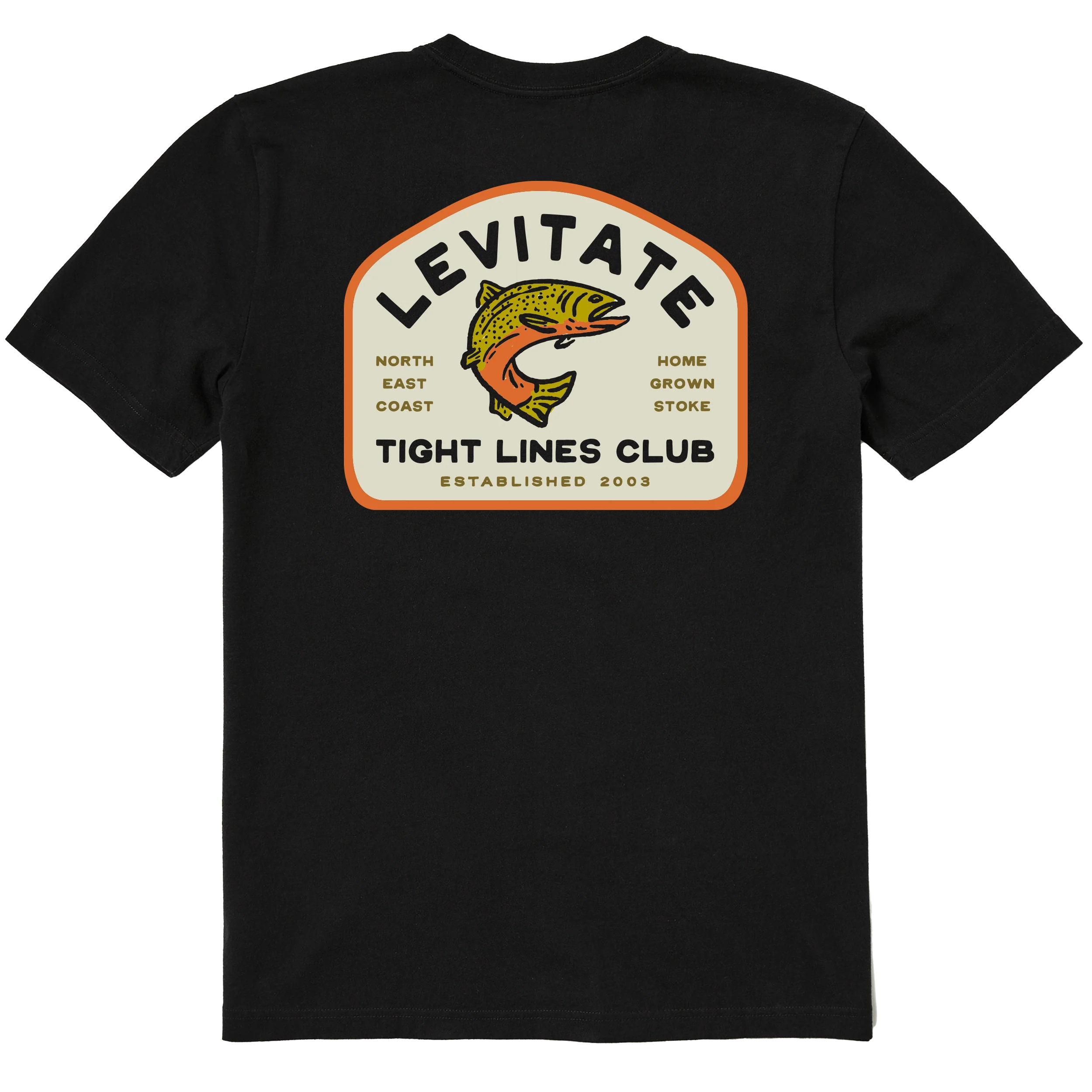 Men's Tight Lines Club Short Sleeve Premium Tee - Image 3