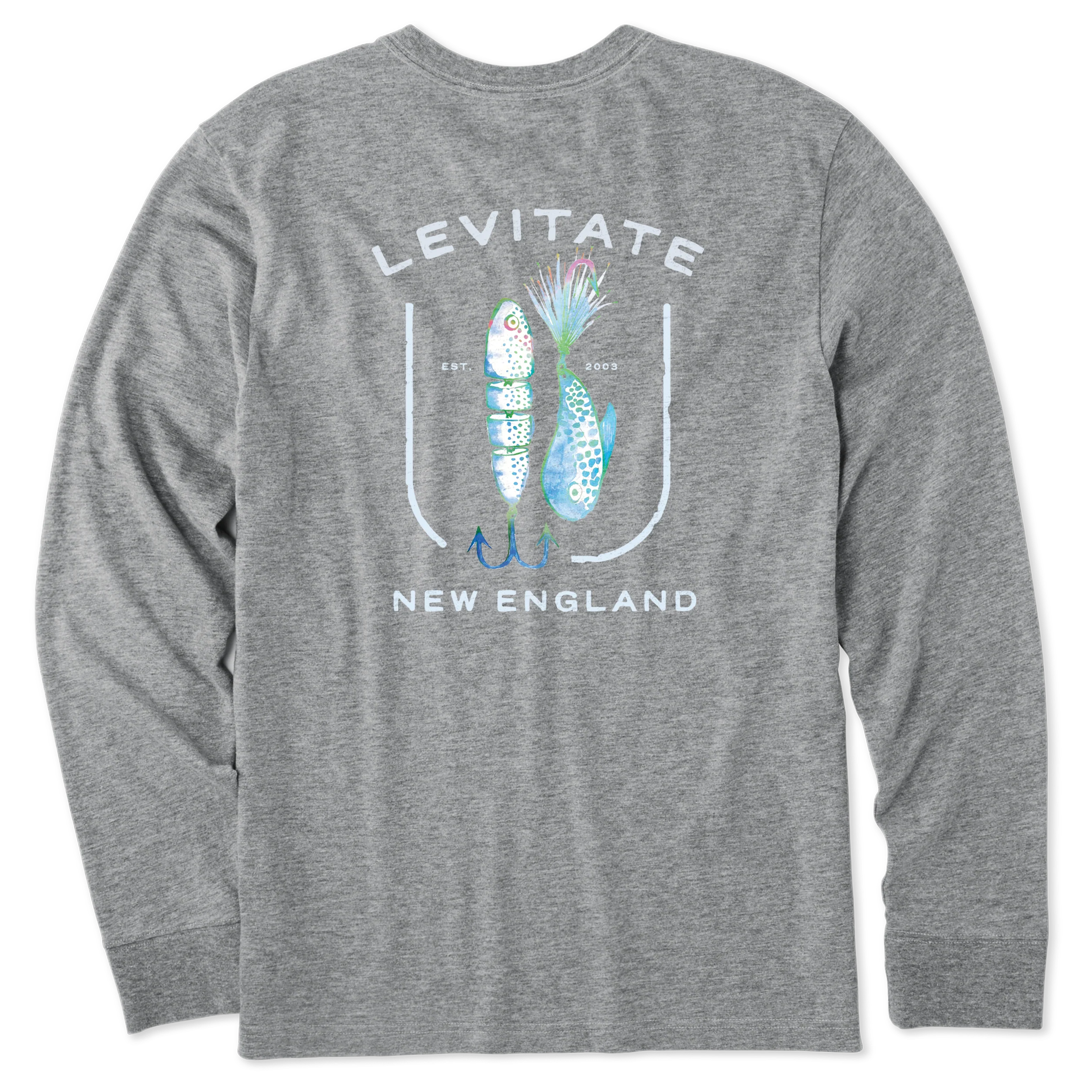 Men's Lured In Long Sleeve Premium Tee - Image 3