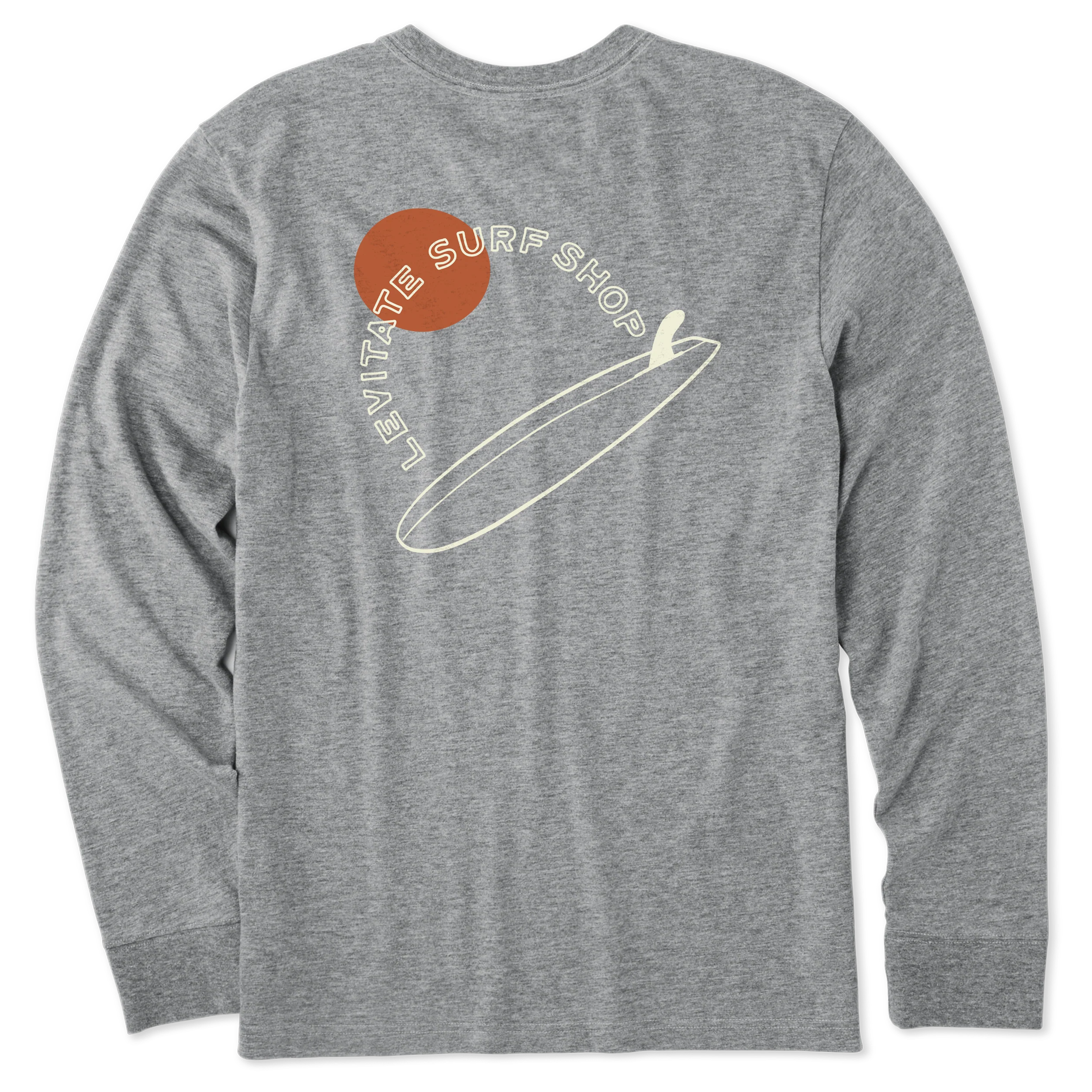 Men's Single Fin Club Long Sleeve Premium Tee - Image 3
