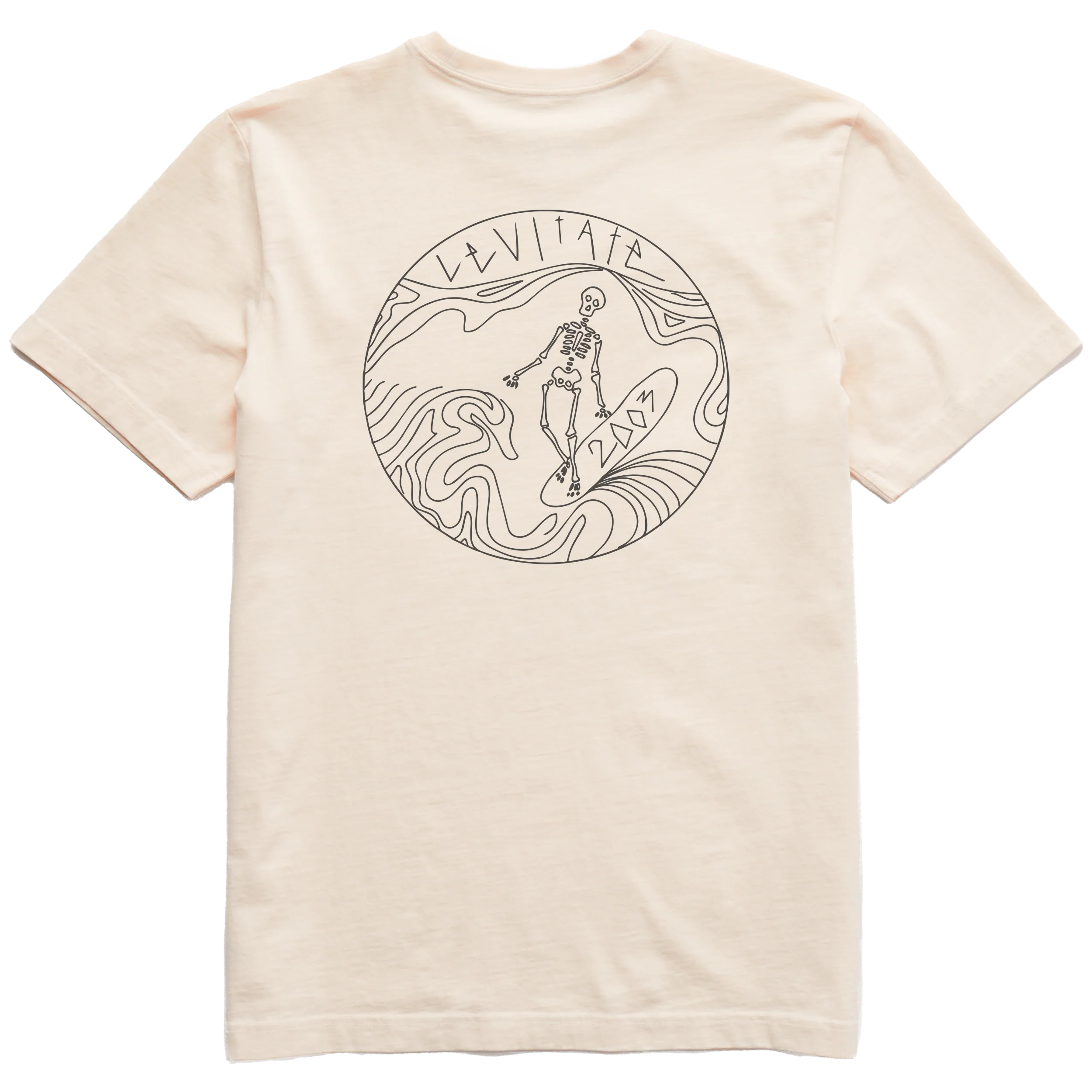 Men's Skeleton Surfer Short Sleeve Premium Tee