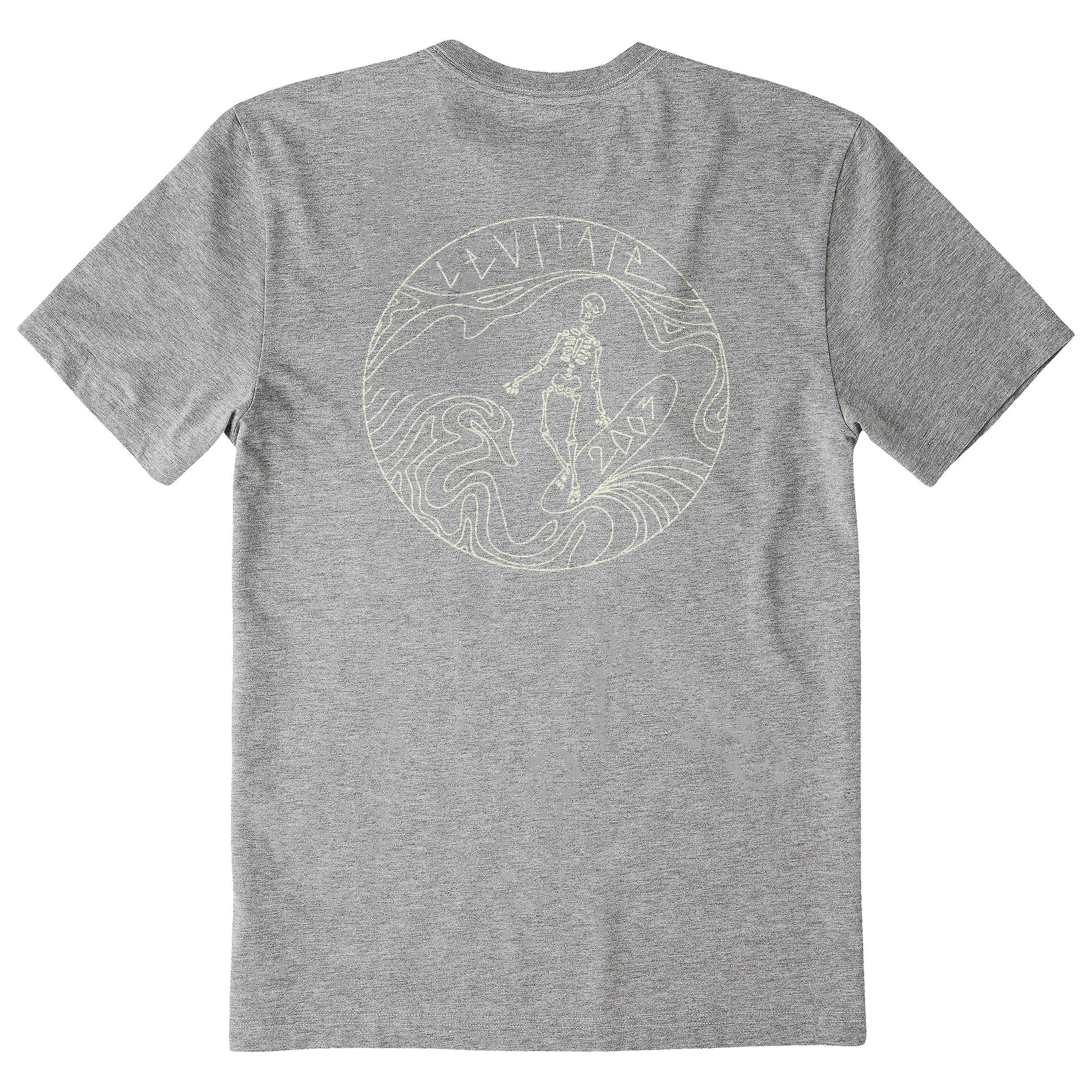 Men's Skeleton Surfer Short Sleeve Premium Tee - Image 7