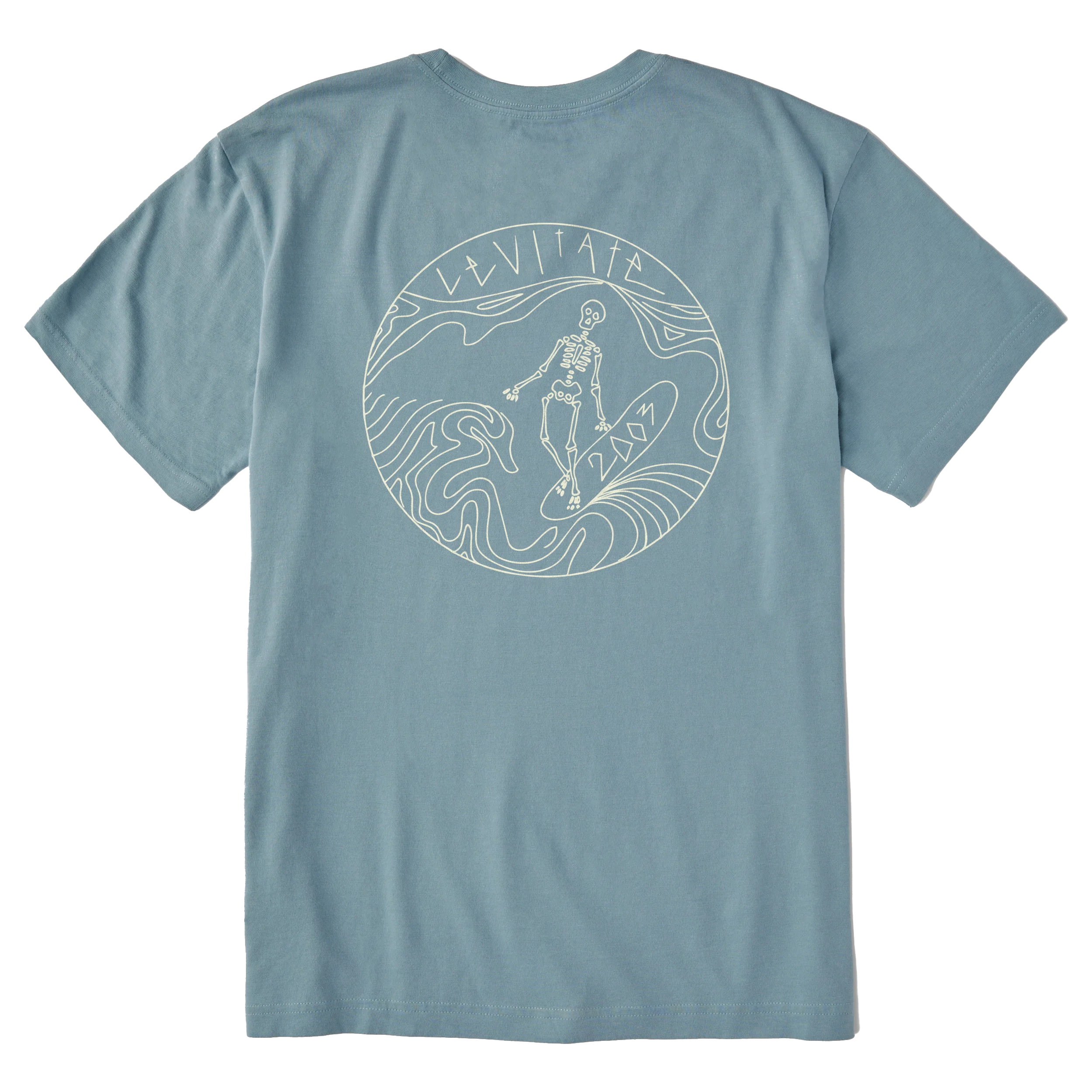 Men's Skeleton Surfer Short Sleeve Premium Tee - Image 9