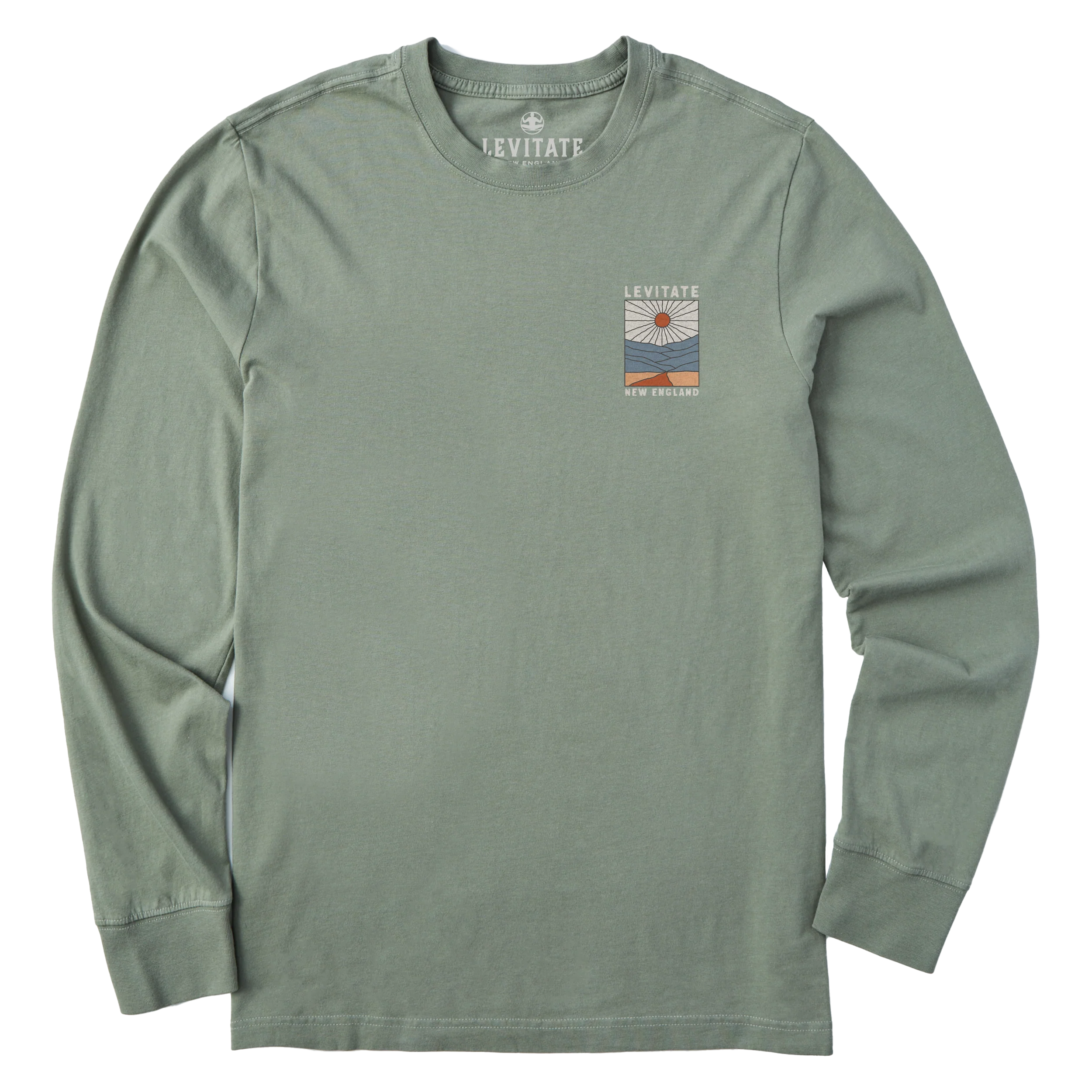 Men's Stainglass Long Sleeve Premium Tee - Image 2