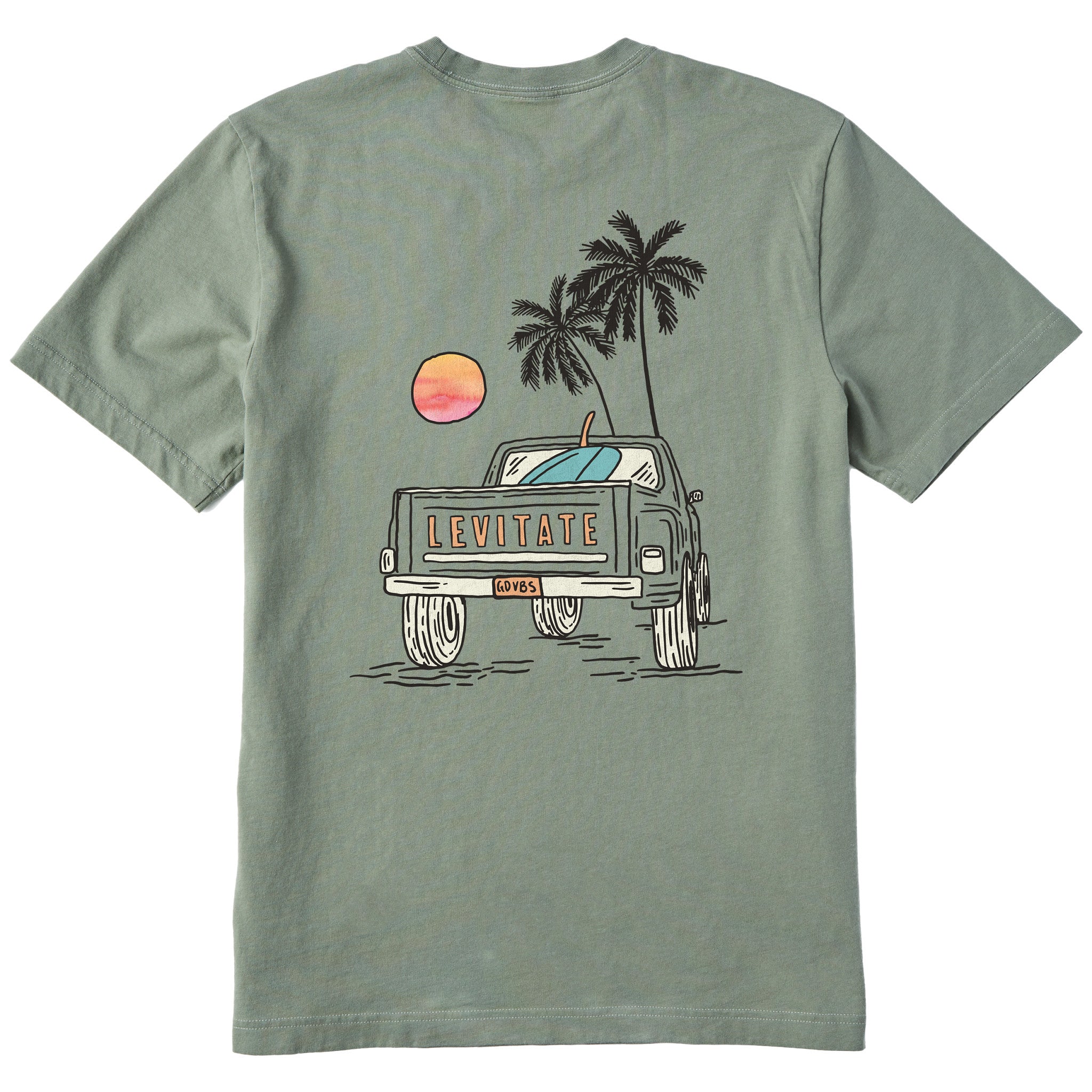 Men's Sunset Pick Up Short Sleeve Premium Tee - Image 4