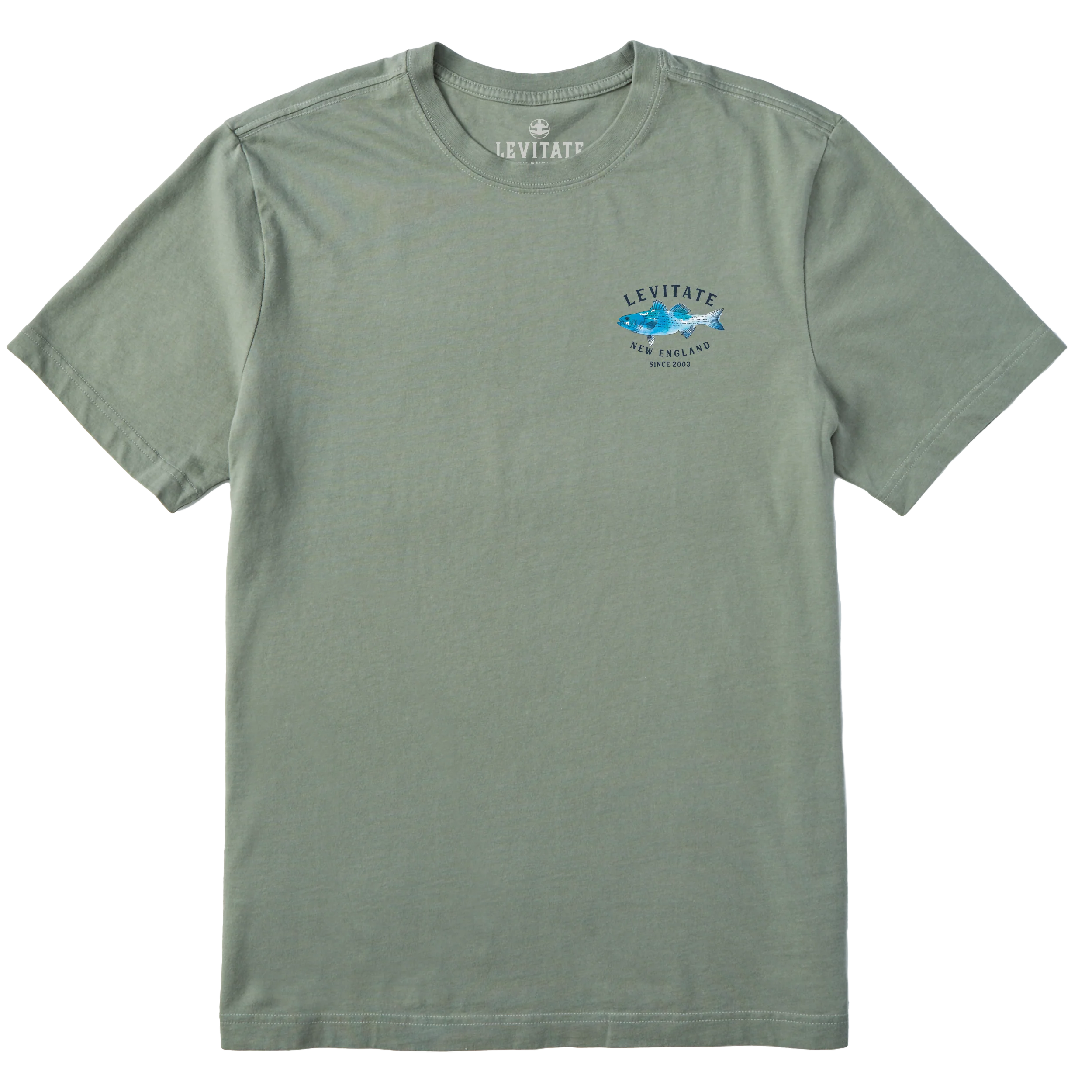 Men's Trippy Fish Short Sleeve Premium Tee - Image 4