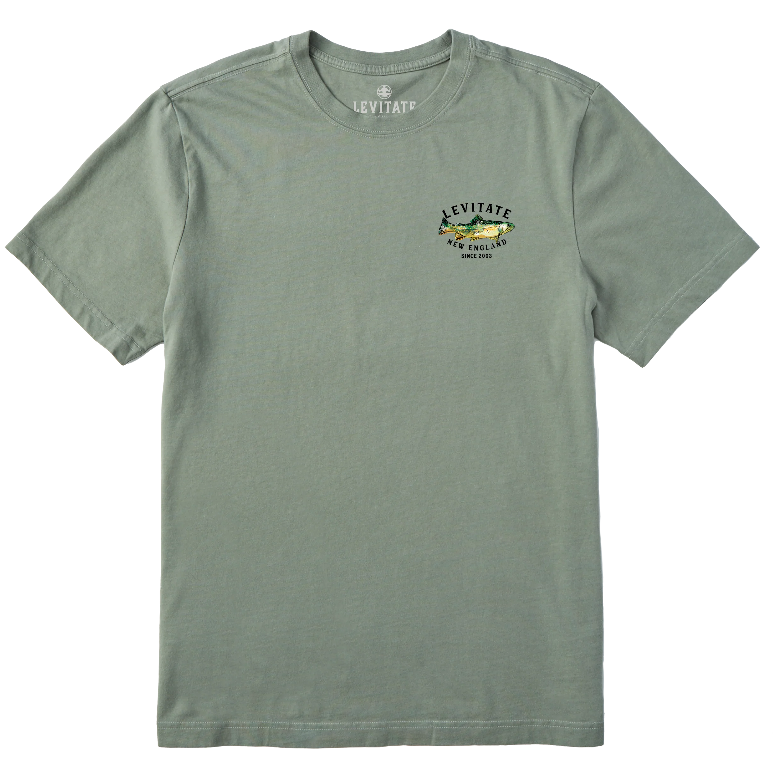 Men's Trippy Trout Short Sleeve Premium Tee - Image 4