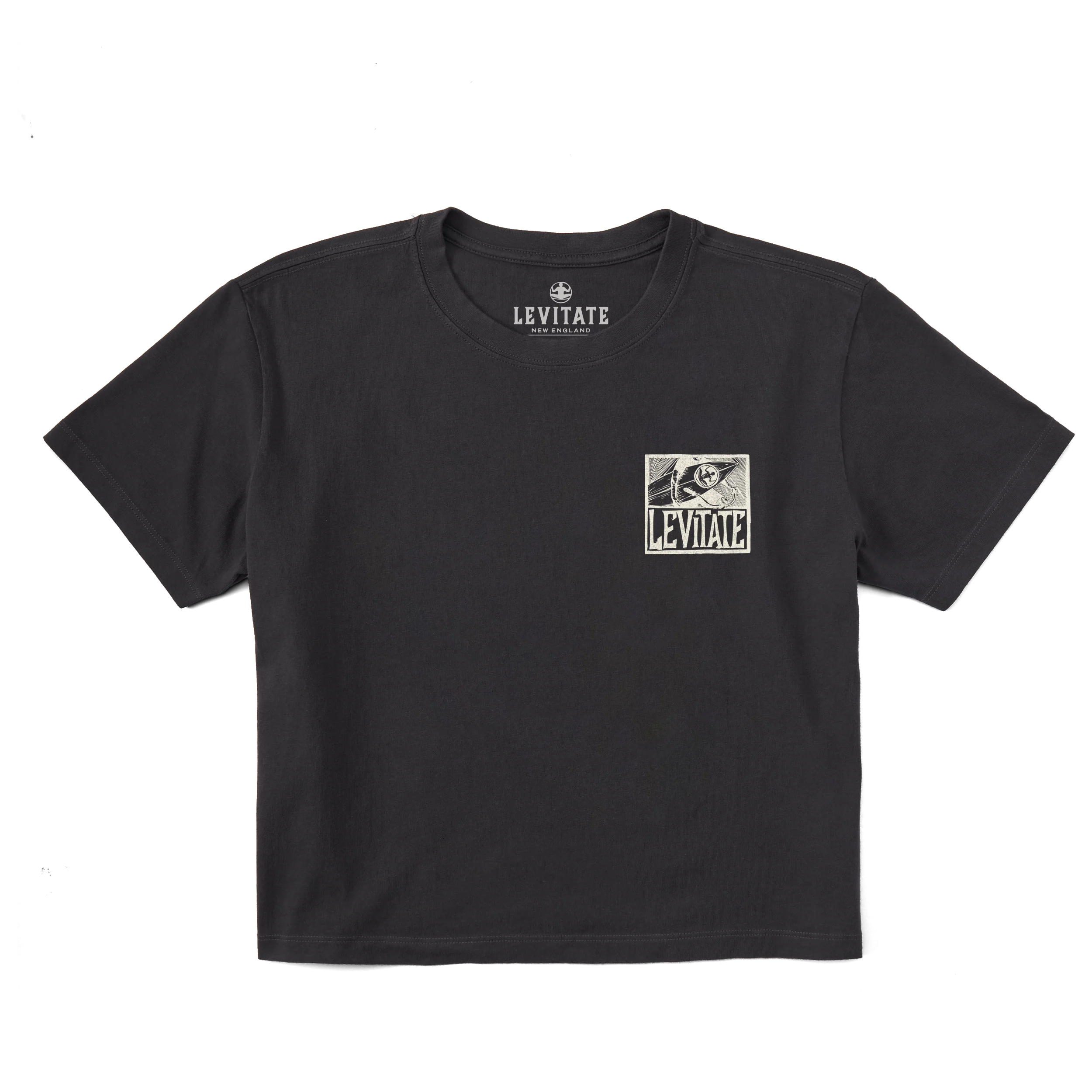 Women's Block Print Surfer Short Sleeve Premium Tee - Image 2