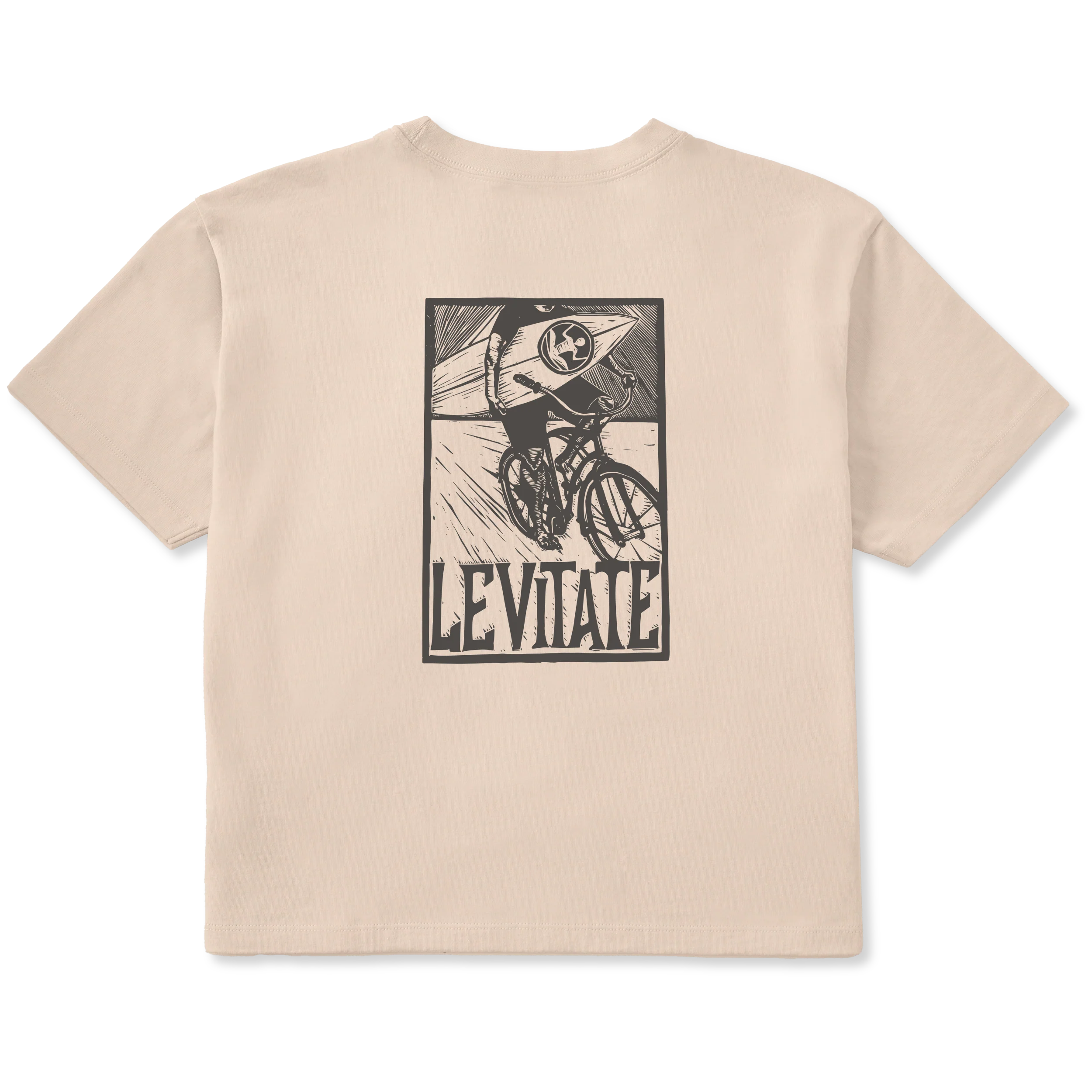 Women's Block Print Surfer Short Sleeve Premium Tee - Image 3