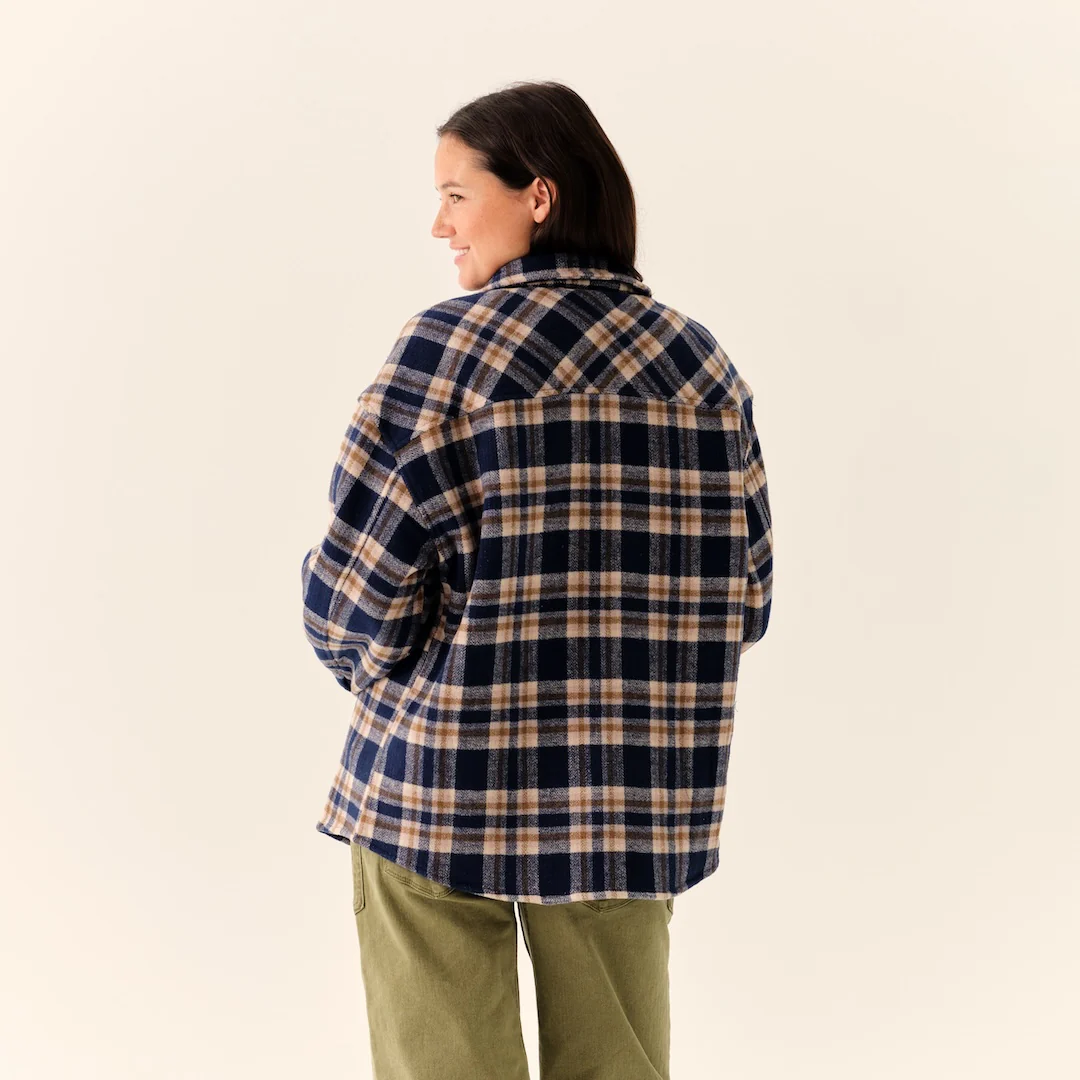 Women's Flannel Shirt Jacket - Image 10