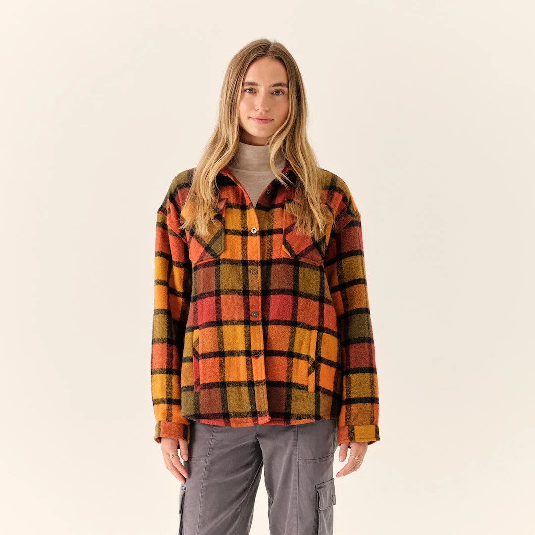 Women's Flannel Shirt Jacket - Image 25