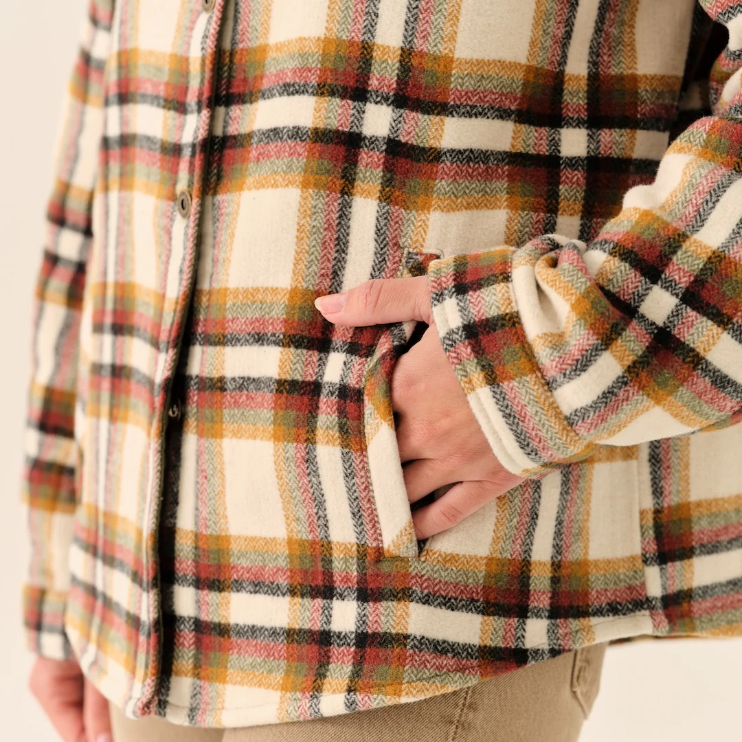 Women's Flannel Shirt Jacket - Image 7