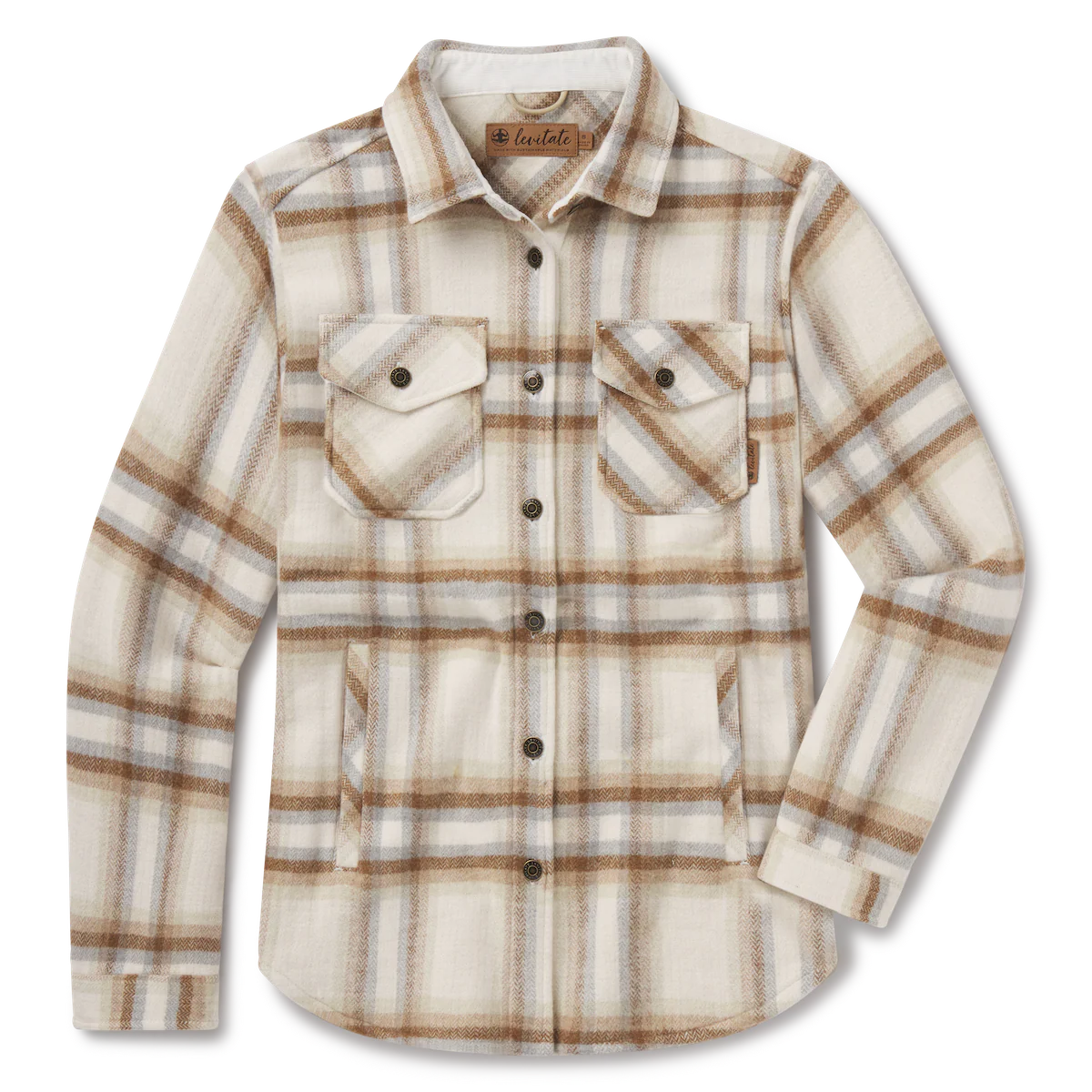 Women's Flannel Shirt Jacket - Image 4
