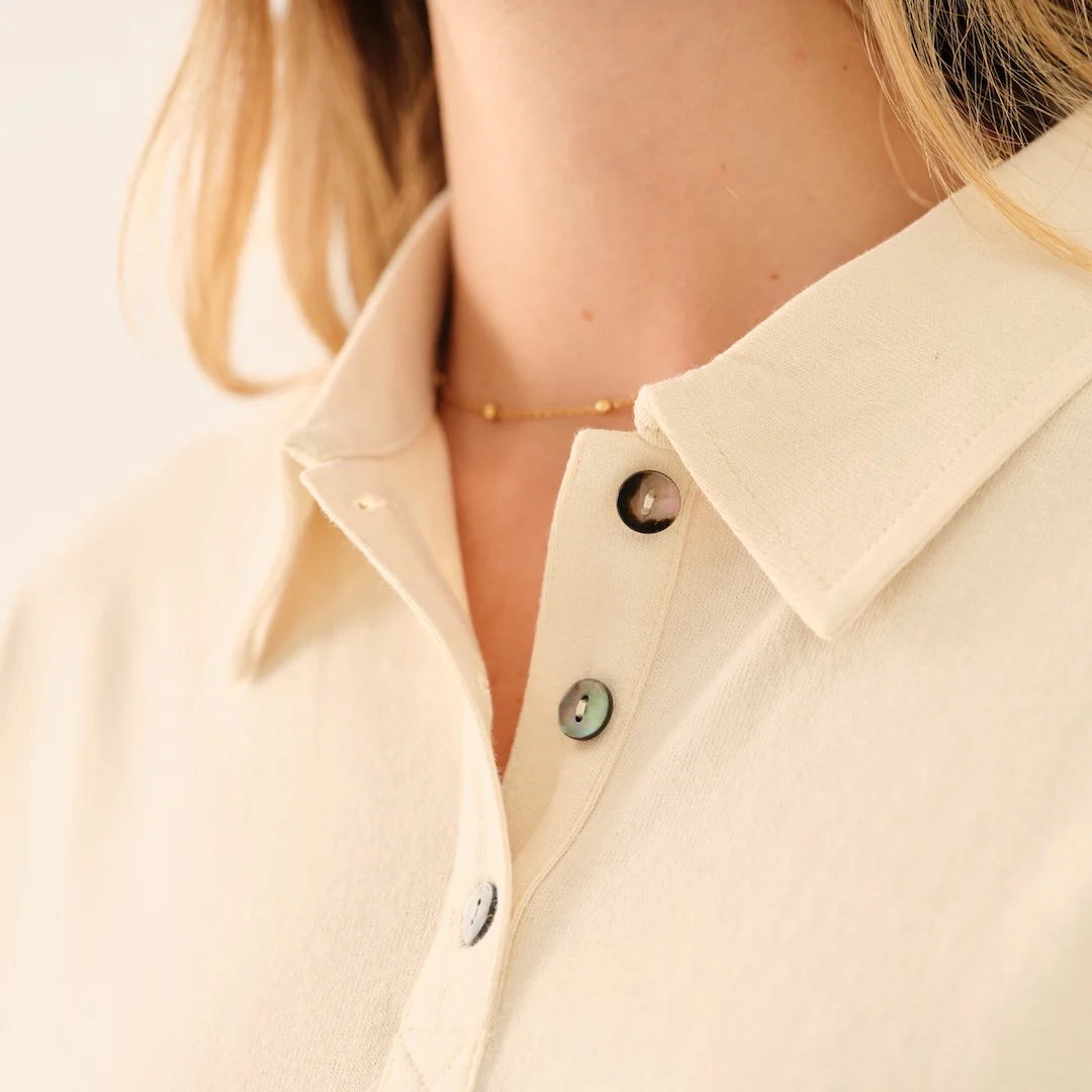 Women's Heavyweight Jersey Polo - Image 3