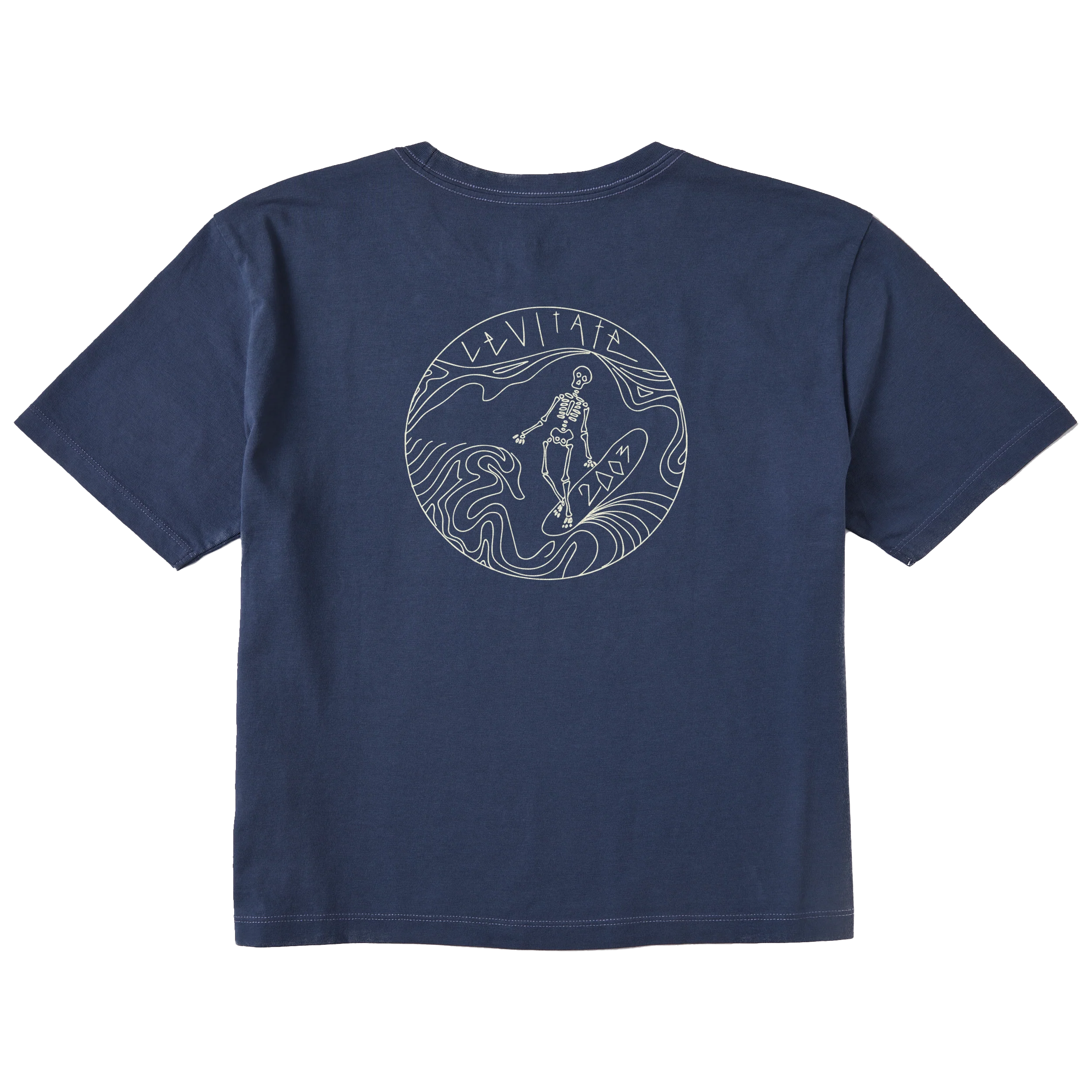 Women's Skeleton Surfer Short Sleeve Premium Tee - Image 3