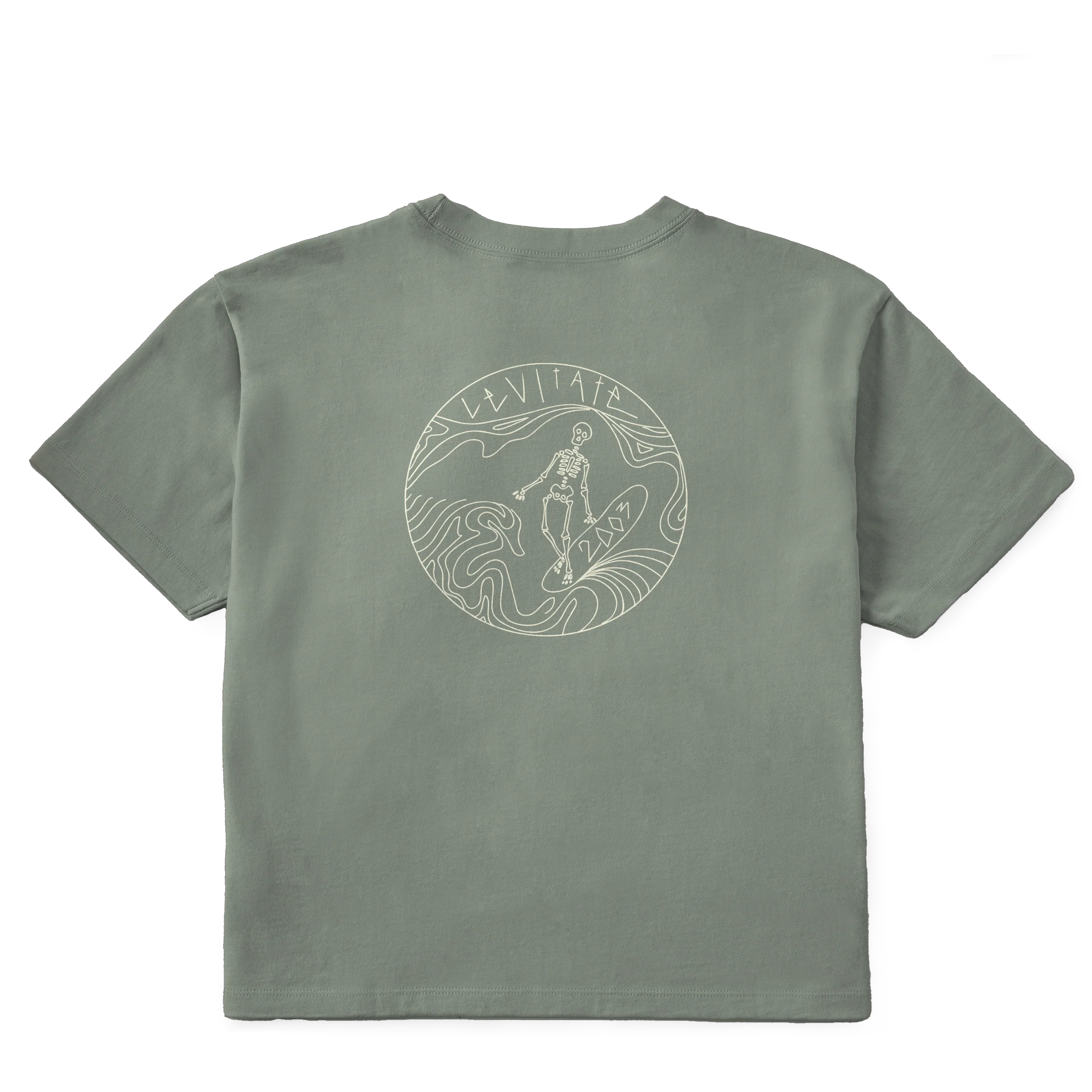 Women's Skeleton Surfer Short Sleeve Premium Tee - Image 5